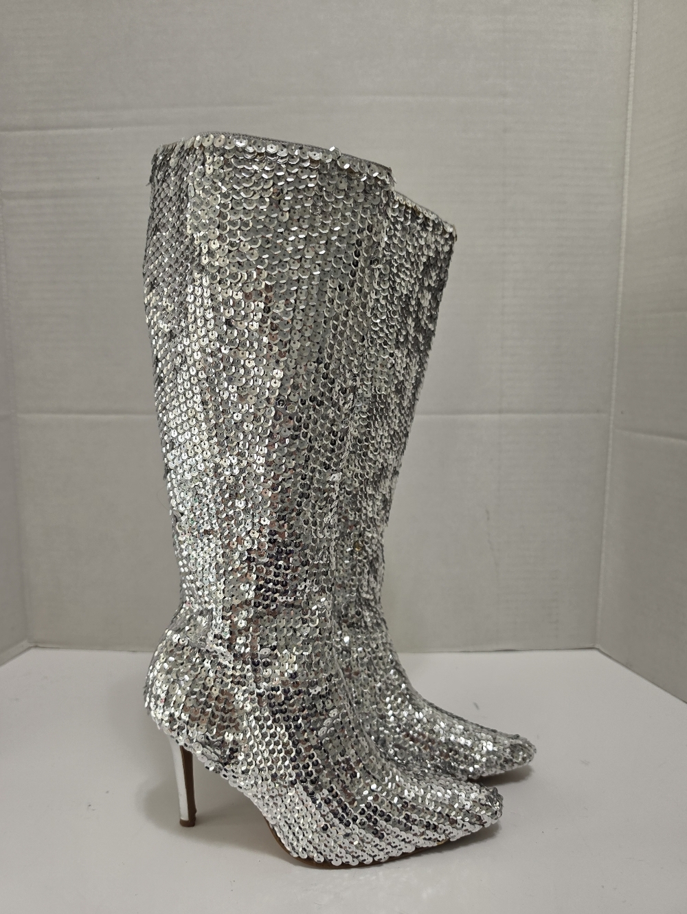 Colin Stuart Sequin Boots Size 5